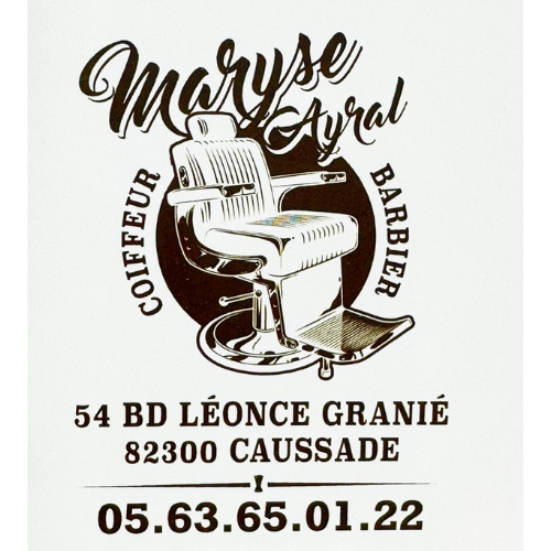 Logo Barbier Coiffure Ayral Caussade 82300 Tarn et Garonne